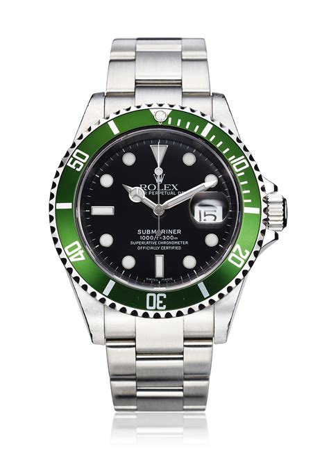 AUTHENTIC ROLEX SUBMARINER 16610 LV GREEN BEZEL 